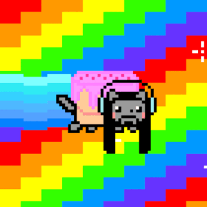 Golden Nyan Cat